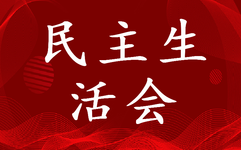 2023年度专题民主生活会征求意见14条